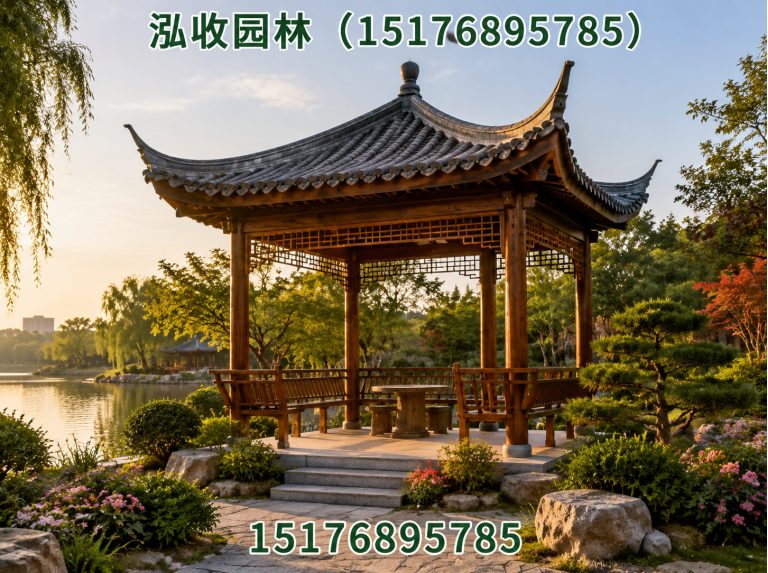 儋州防腐木展示图